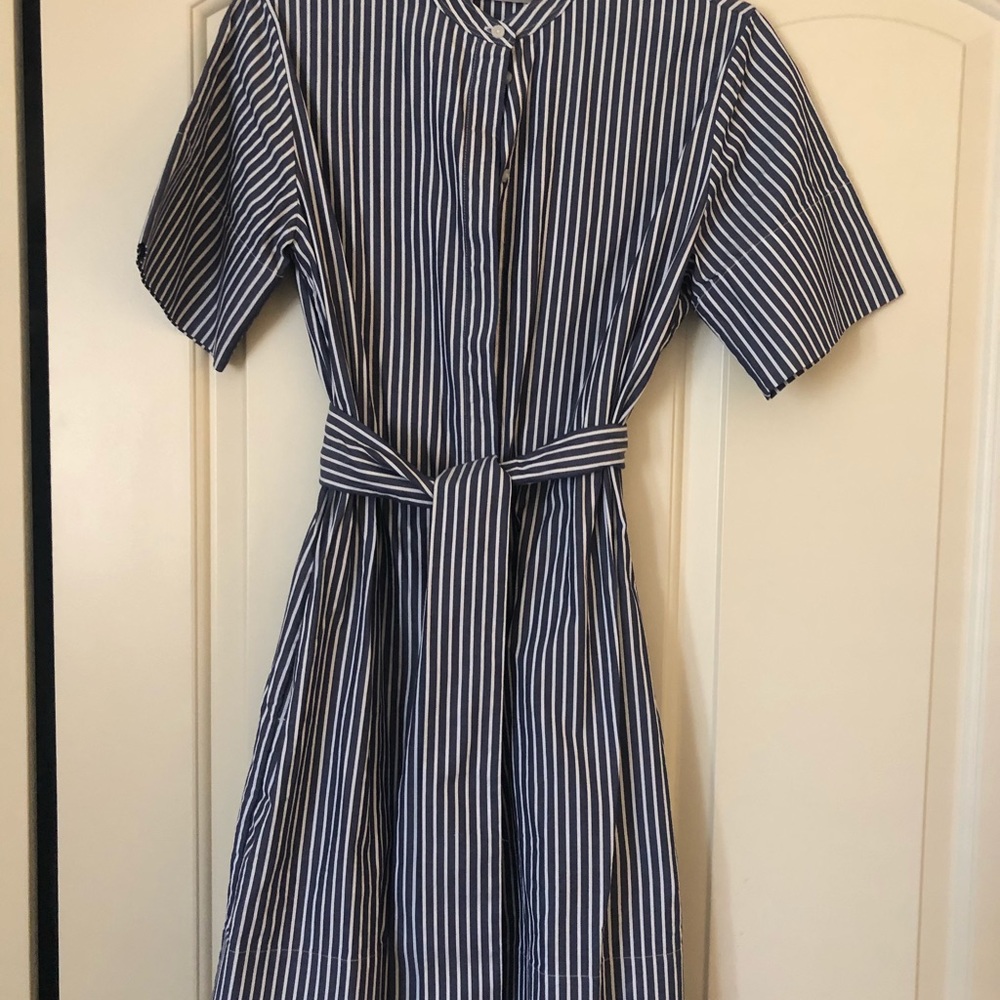 NWT Everlane Blue and White Striped Dress